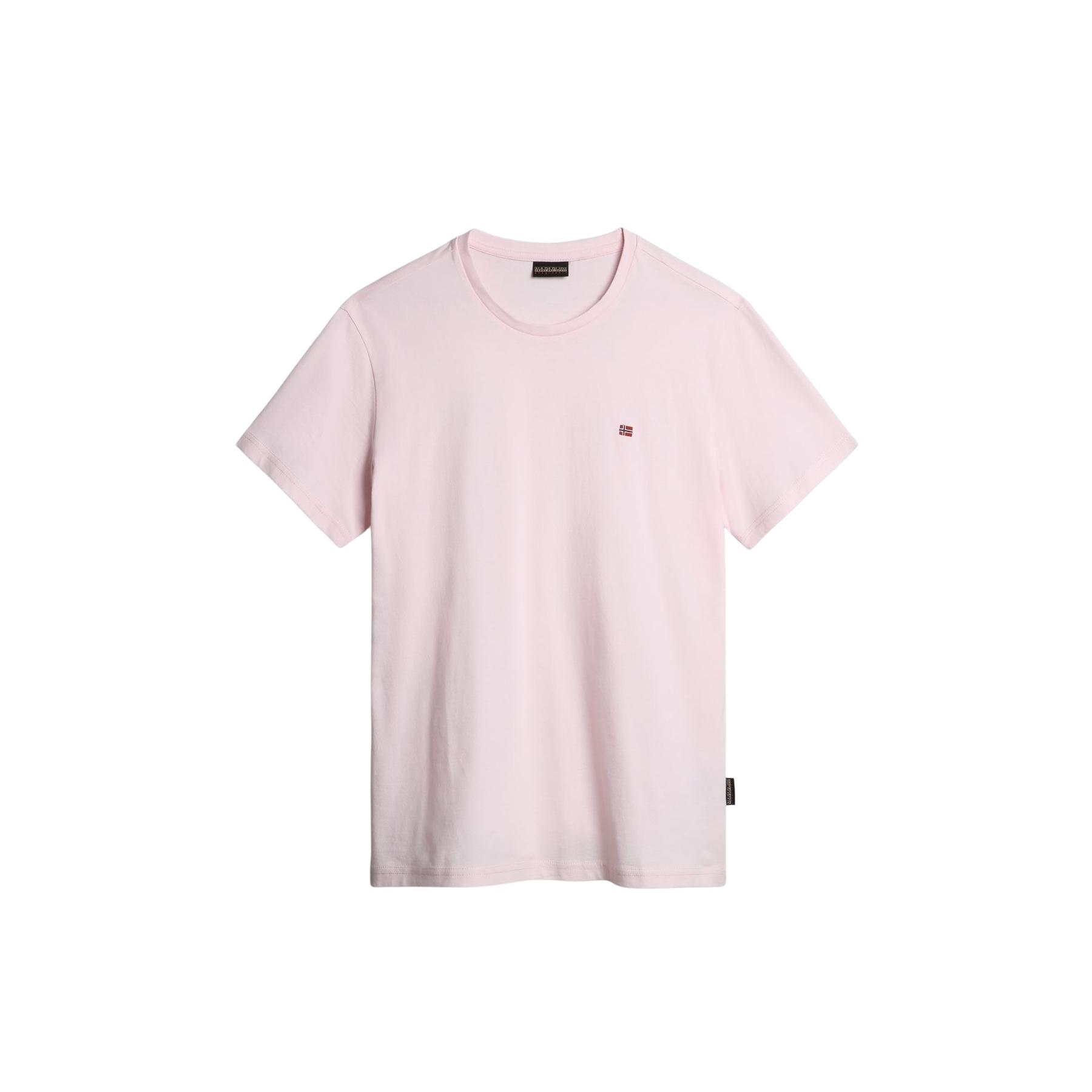 0196011756361 - - Salis - T-Shirt in Hellrosa mit kleinem Logo-Lila