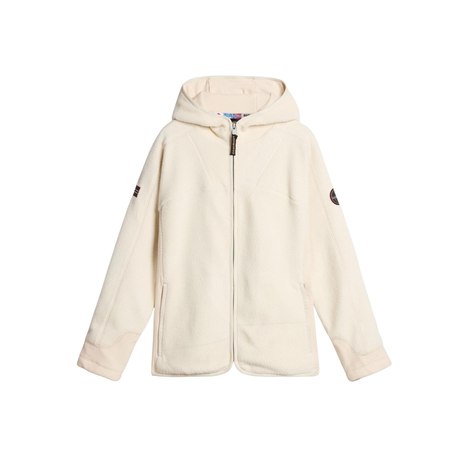 0196248845005 - Sweatshirt mit Kapuze aus Molton mit Reißverschluss Damen Yupik