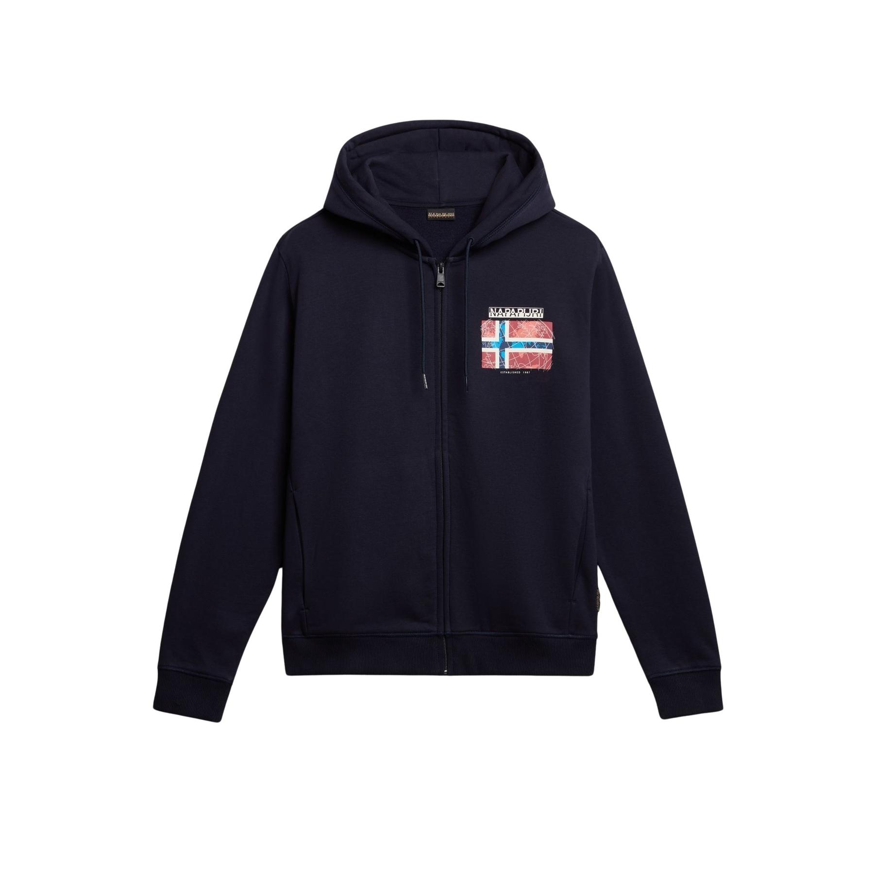 0196248851488 - Sweatshirt mit Kapuze und Reißverschluss Guiro