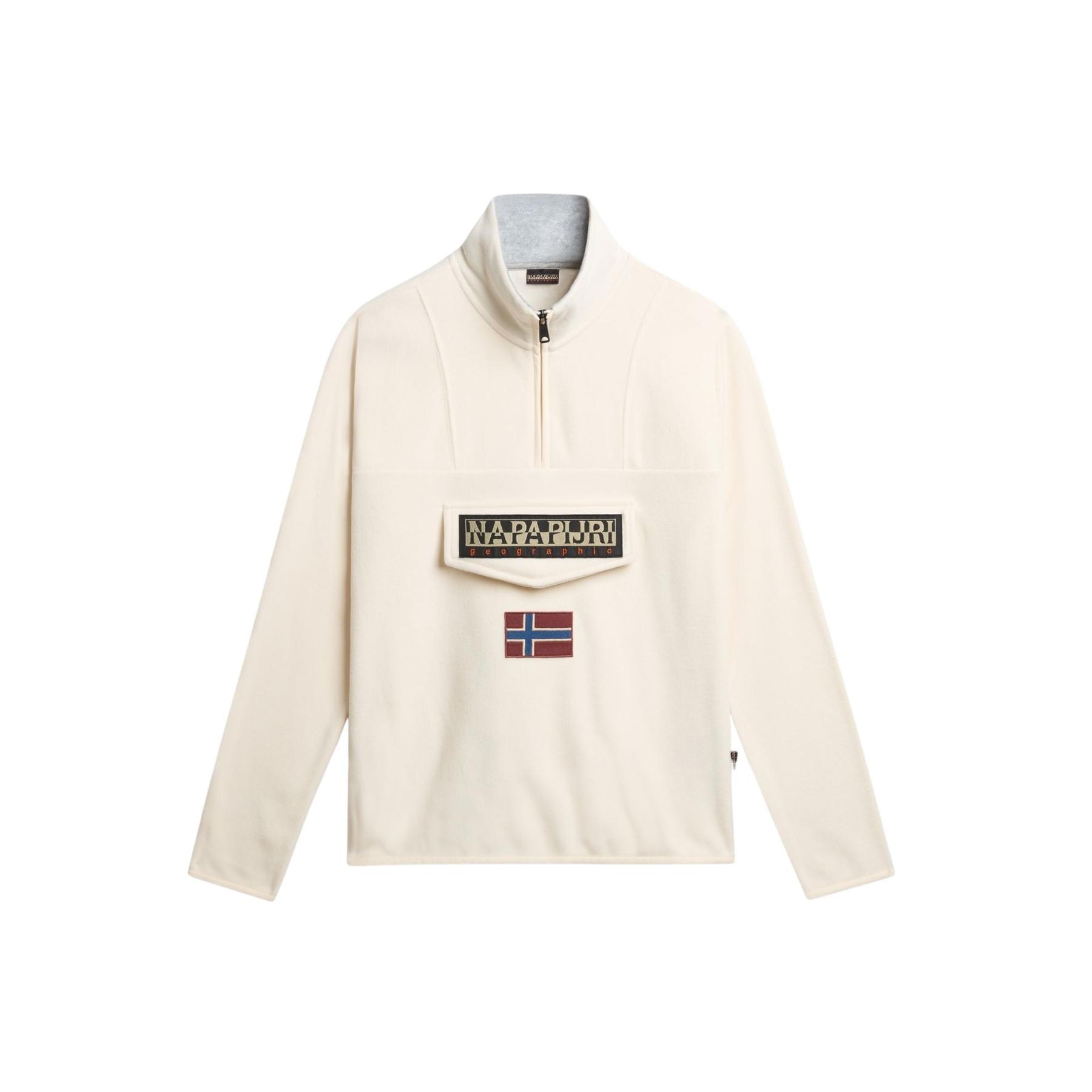 0196249810682 - Fleece mit Halb-Zipper-Verschluss Burgee