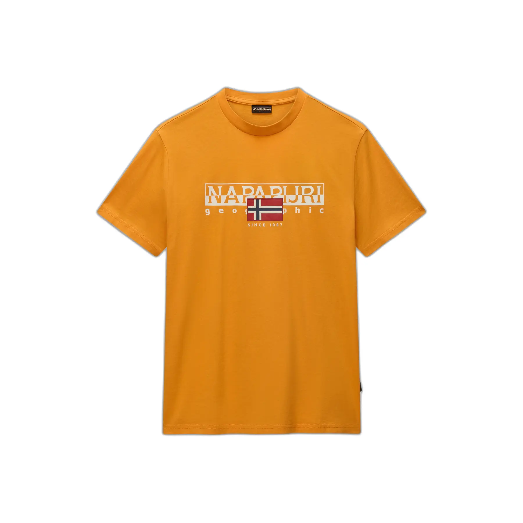 0198265082357 - T-Shirt mit Label-Print Modell AYLMER