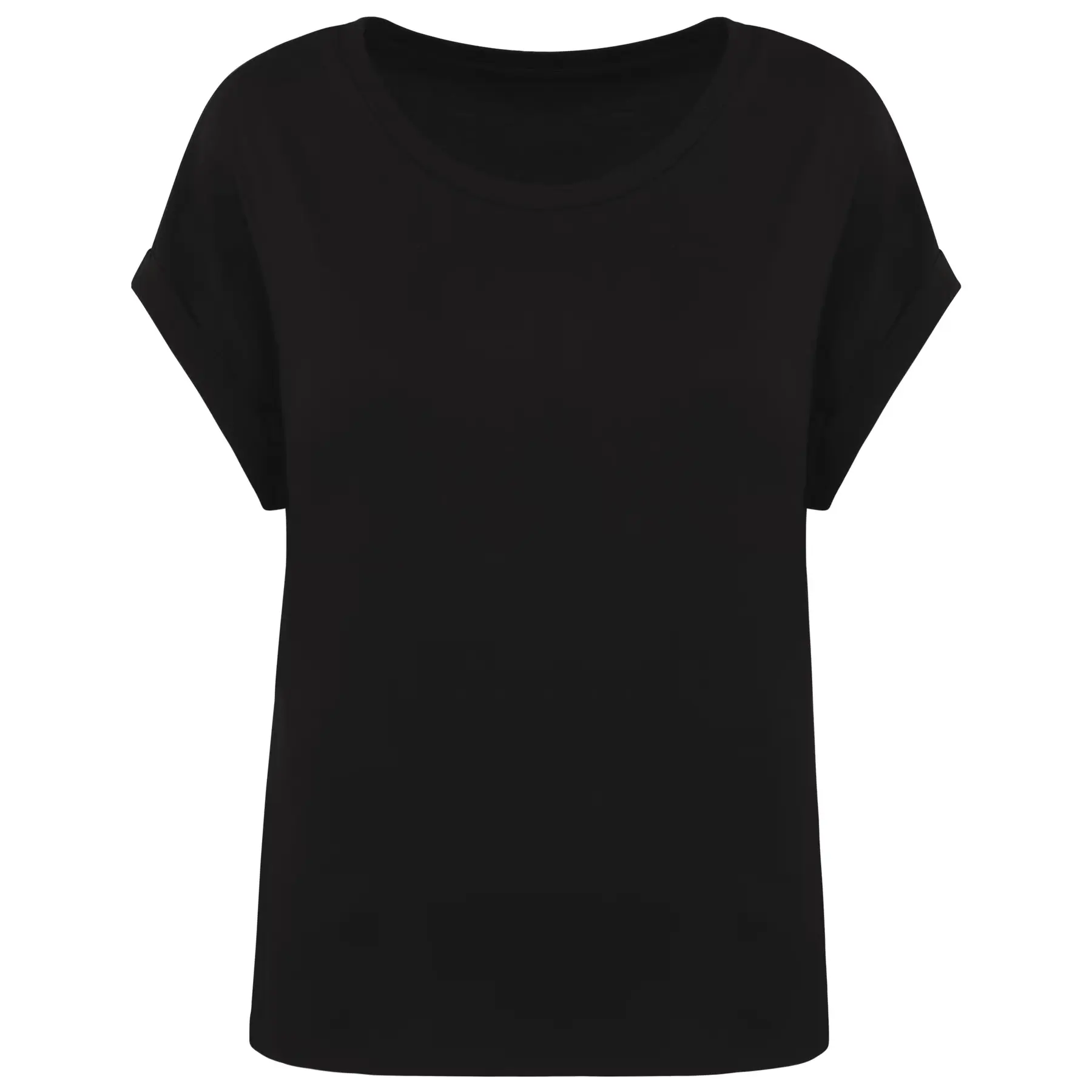 Umweltfreundliches Damen-T-Shirt Mit Umschlagbaren Ärmeln Native Spirit