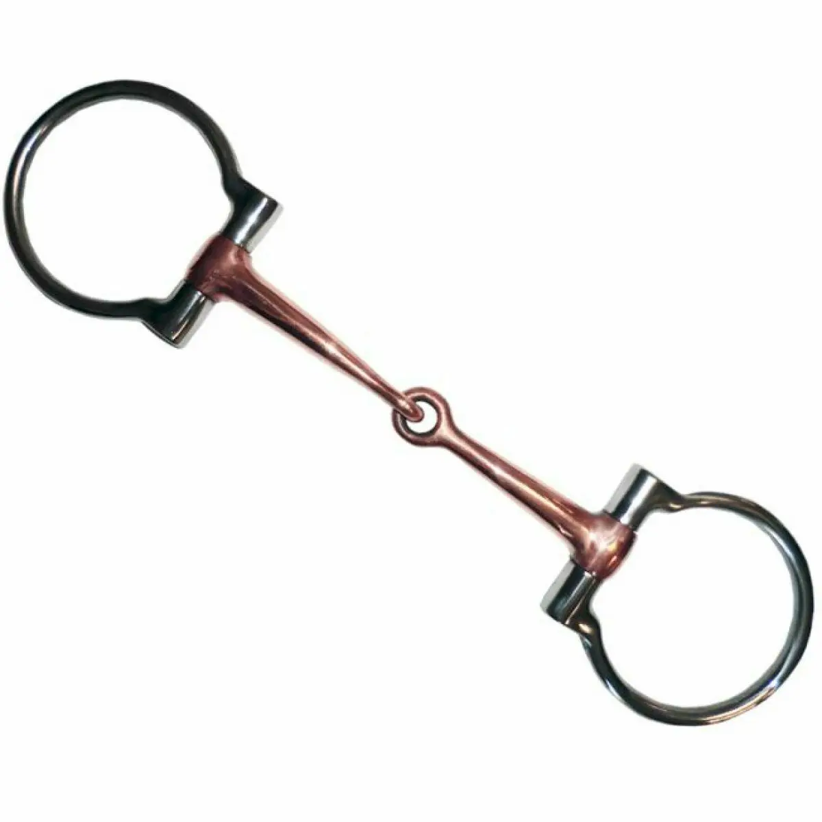 Comparer les prix de Mors 2 anneaux pour cheval bris, canons cuivre Natowa