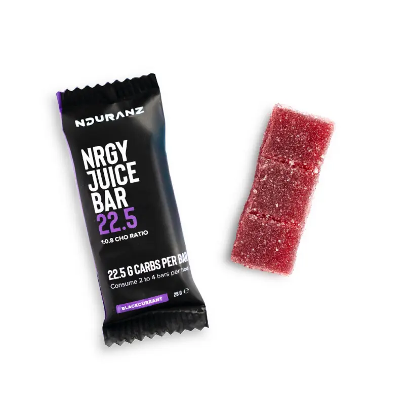 Nduranz Barres de nutrition Bar 22.5, Noir, Taille TU