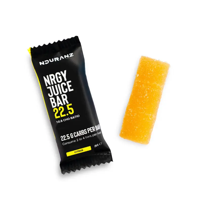 Nduranz Barres de nutrition Bar 22.5, Noir, Taille TU