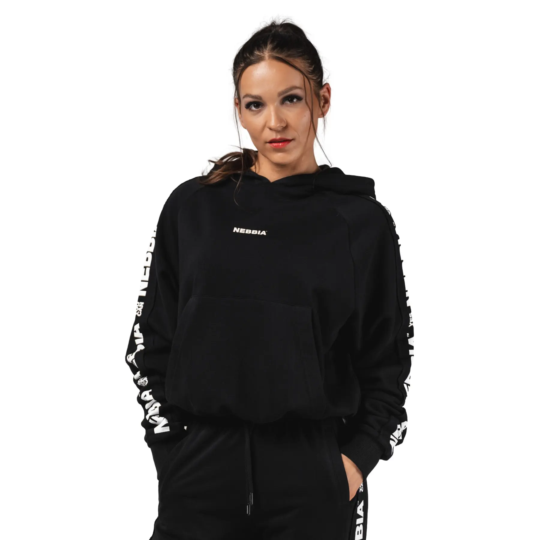 Women's hooded sweatshirt Nebbia Off-Duty