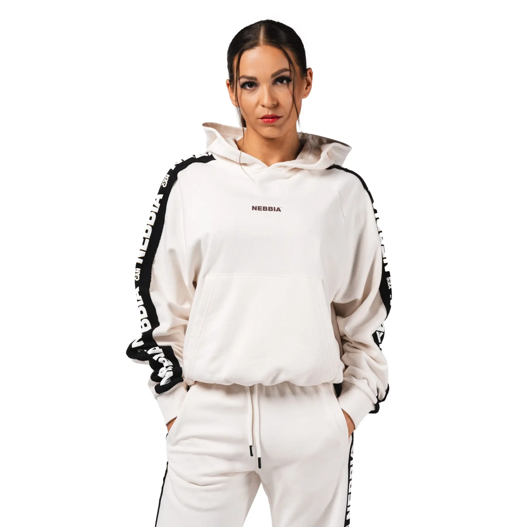 Women's hooded sweatshirt Nebbia Off-Duty