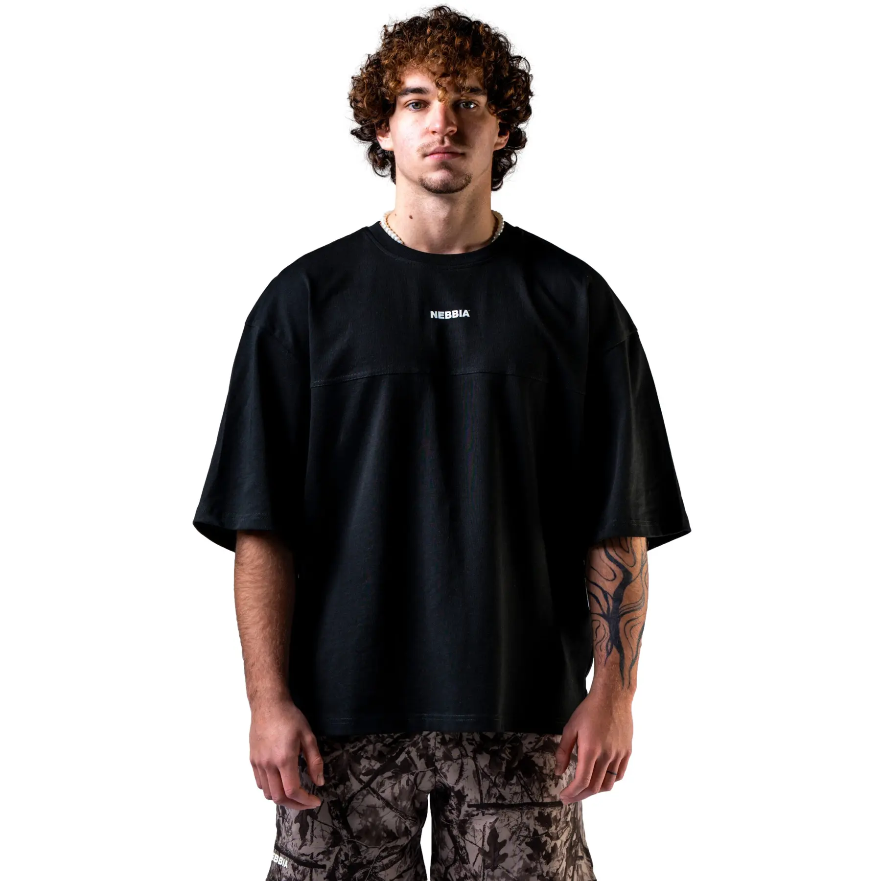 T-Shirt Power Oversized - Noir - male - Size: XL