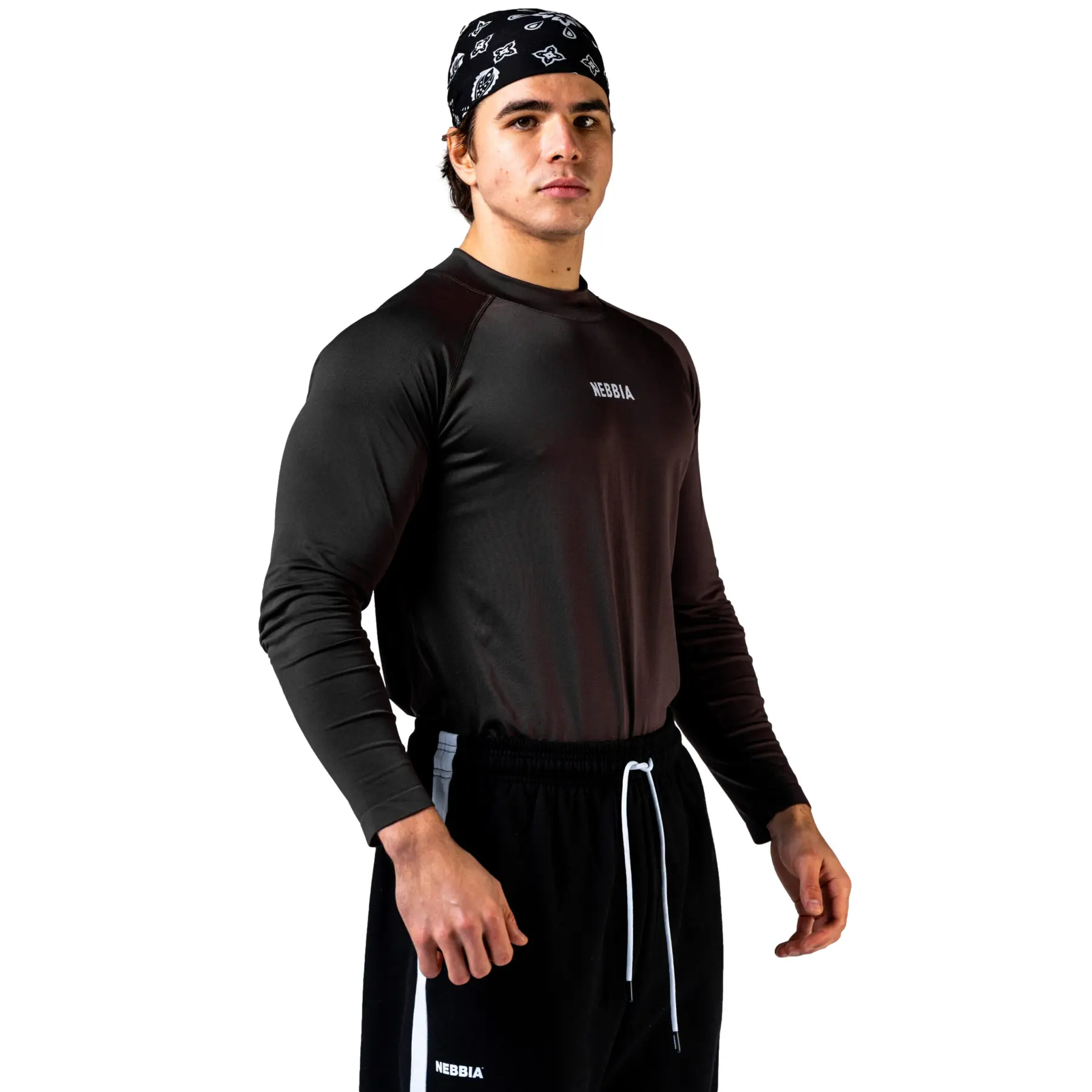 Langarm-T-Shirt Power Seamless - Noir - male - Size: M