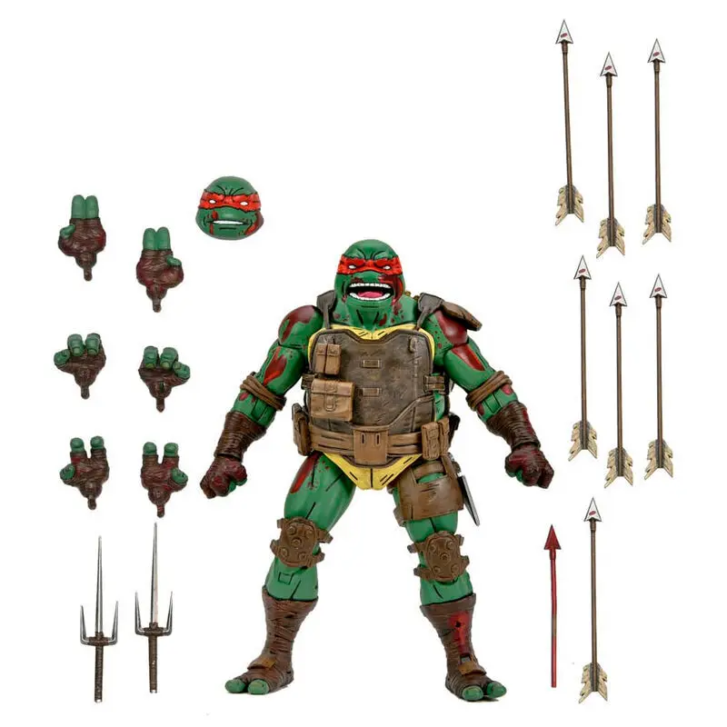 0634482543474 - Figurine Ninja Turtles Teenage Mutant Ultimate First To Fall Raphael