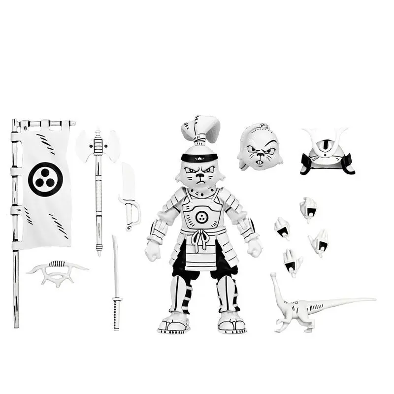 Sammlerfigur NECA Usagi Yojimbo Usagi Yojimbo Black & White