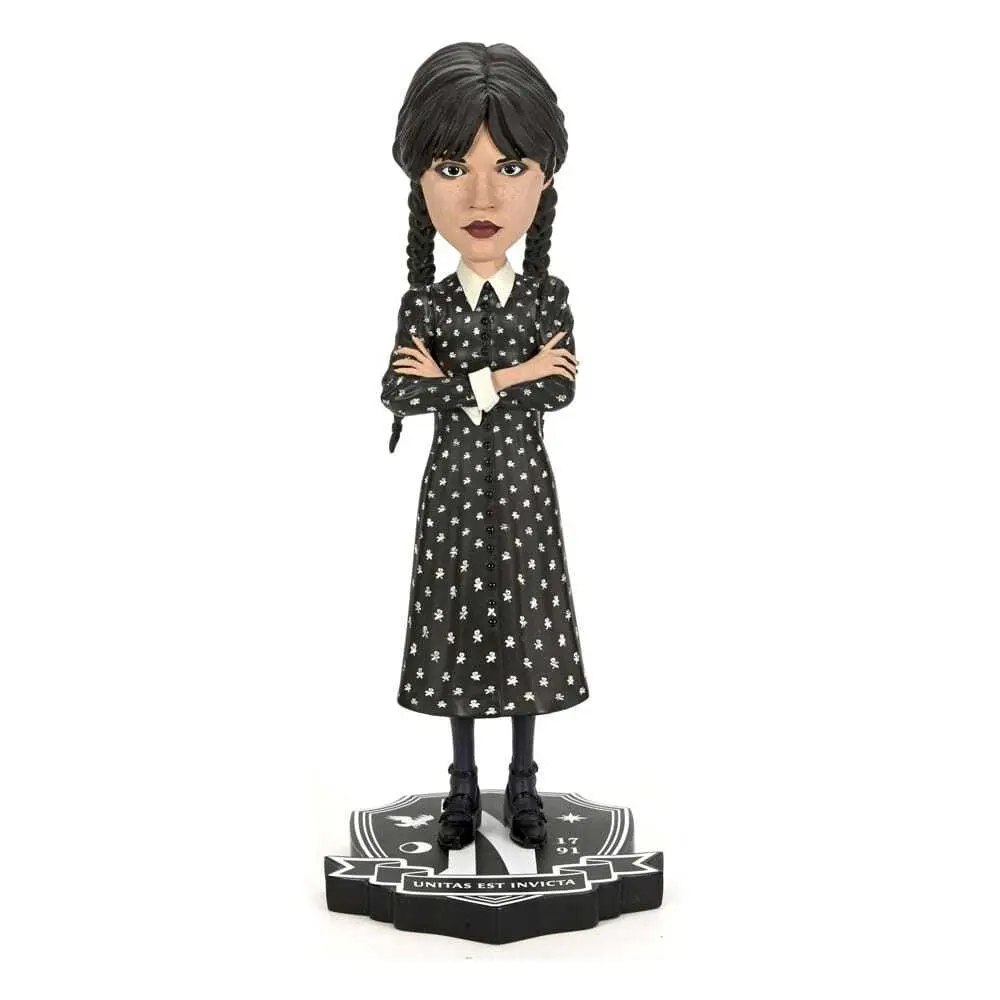 0634482424179 - Sammlerfigur Wednesday Head Knocker Wednesday Addams