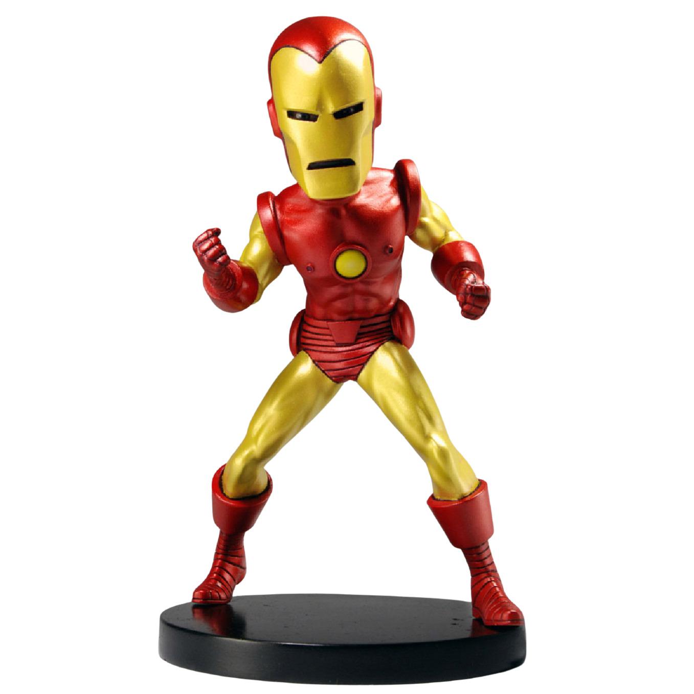 0634482614013 - Figurine Marvel Classic Extreme Head Knocker Iron Man