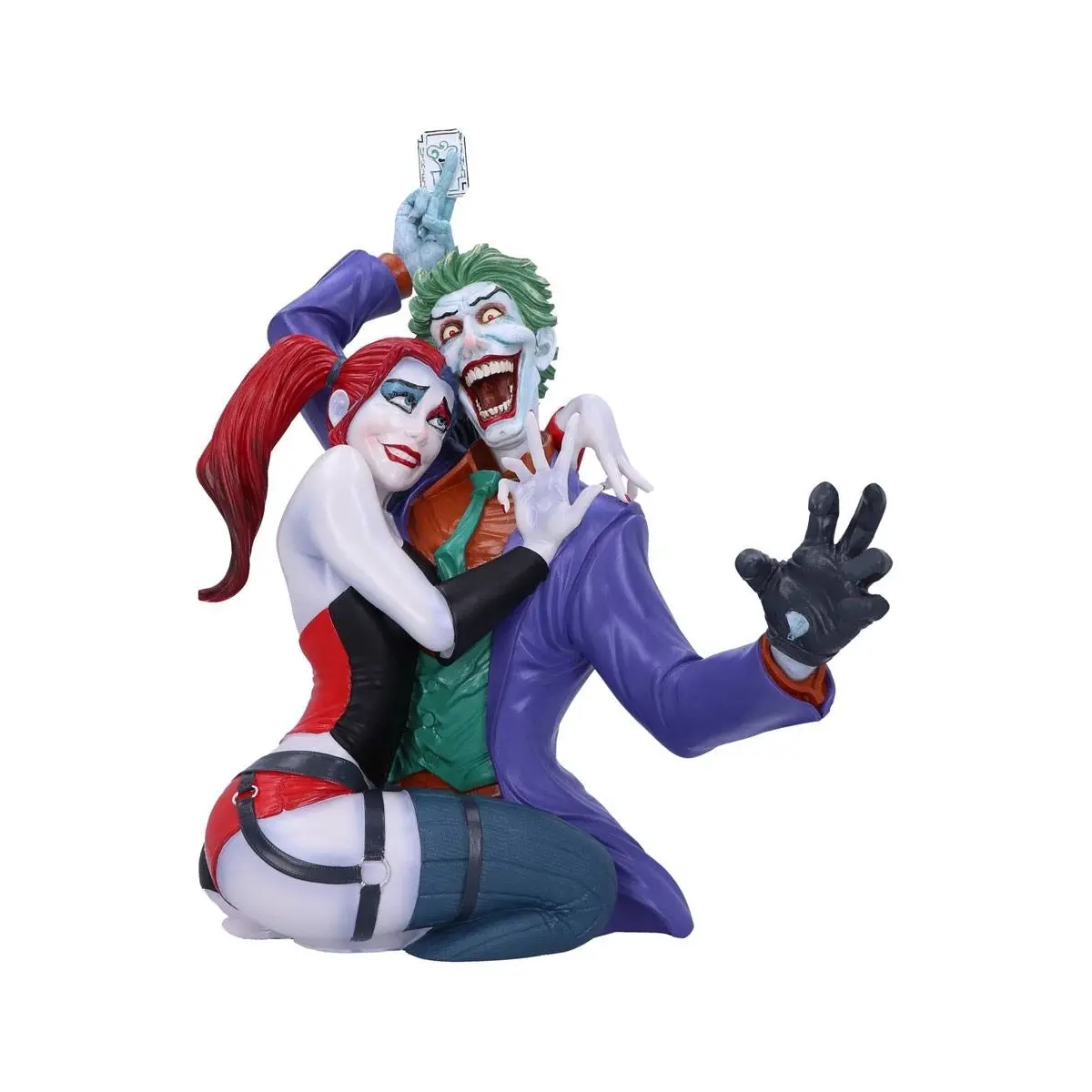 0801269146863 - The Joker und Harley Quinn Skulpturen multicolor