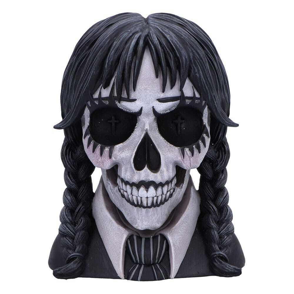 0801269156435 - Figurine Drop Dead Gorgeous Skull Dark Glare