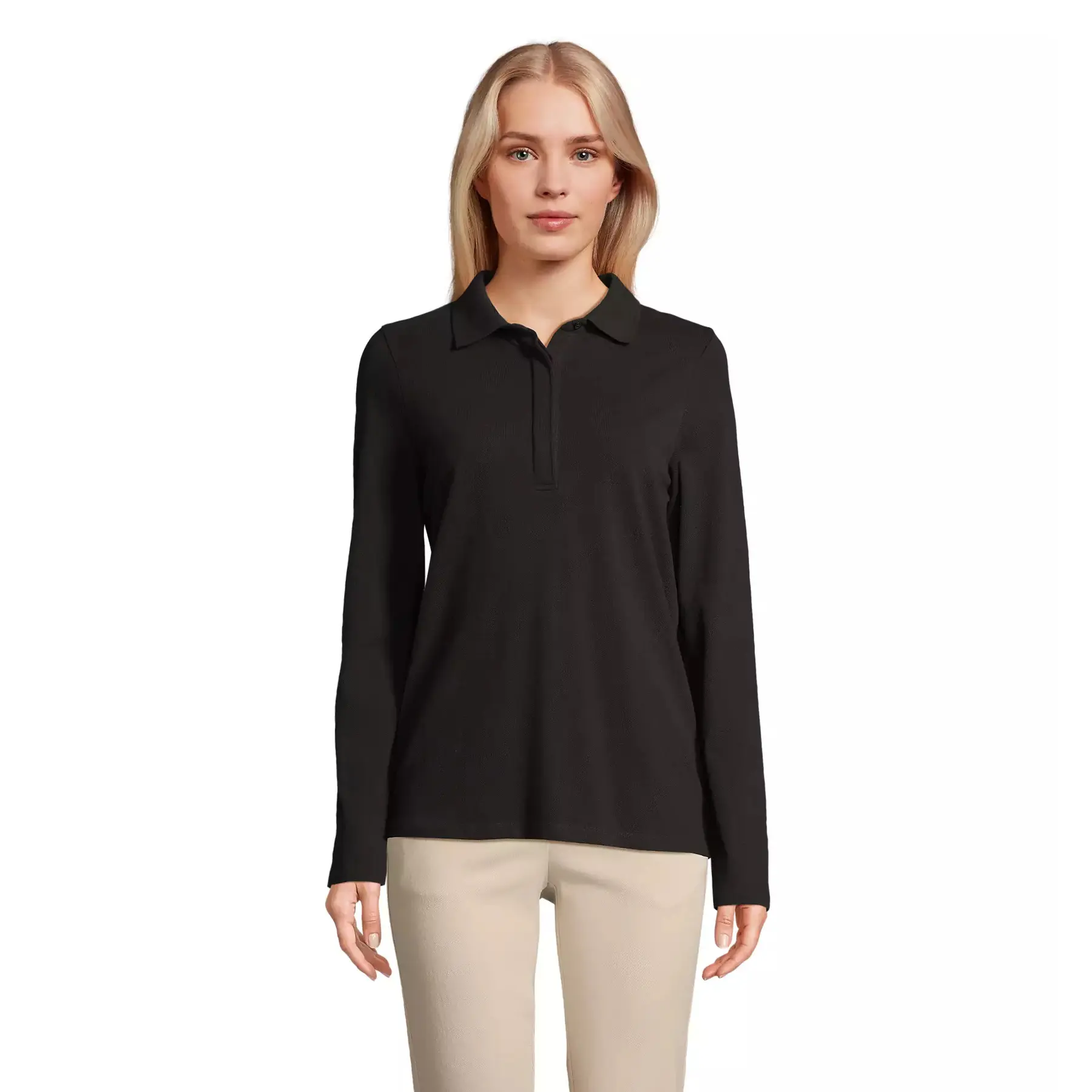 3609371642535 - Polo-Shirt langarm Damen Owen