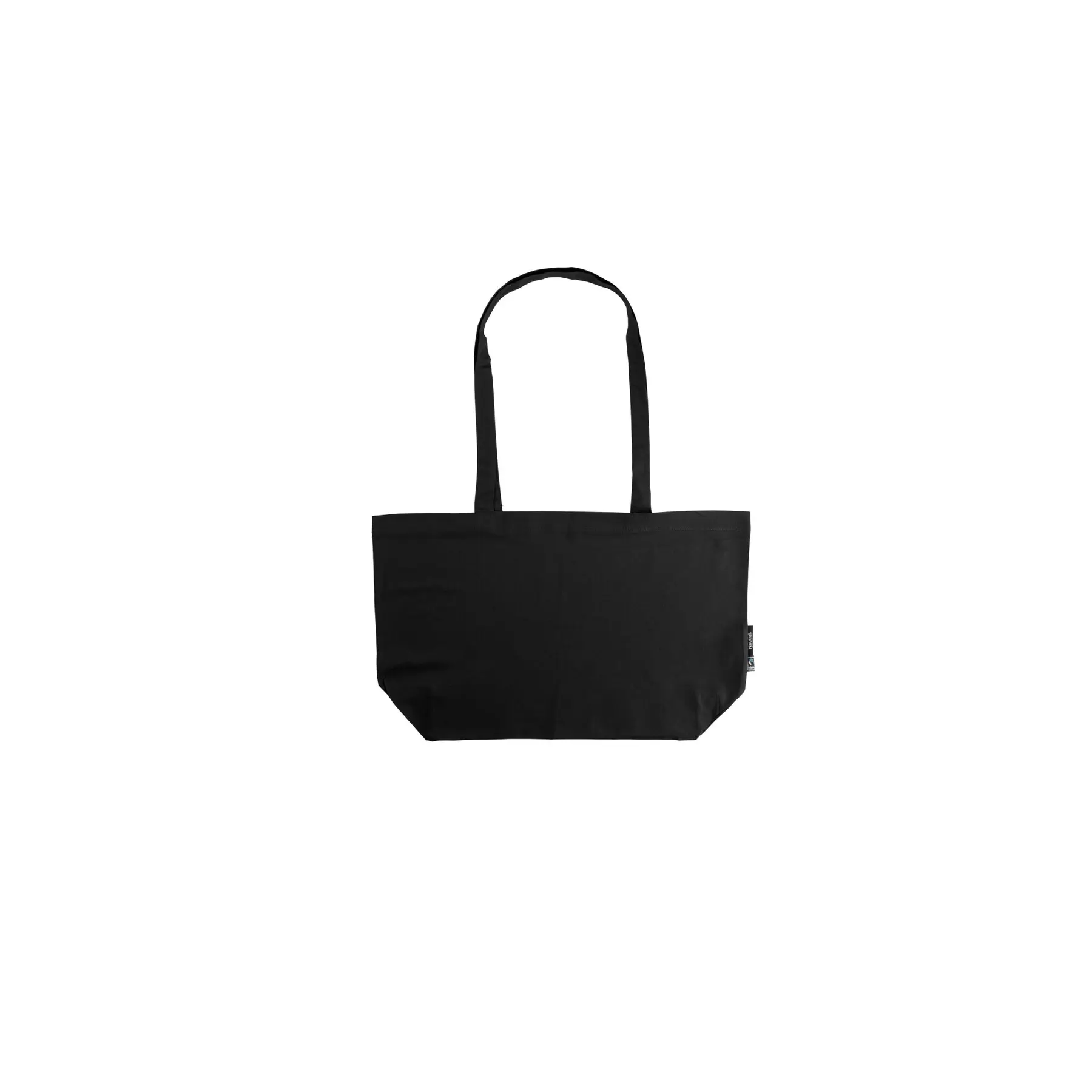 Neutral Unisex Noir Tote Bag With Gusset