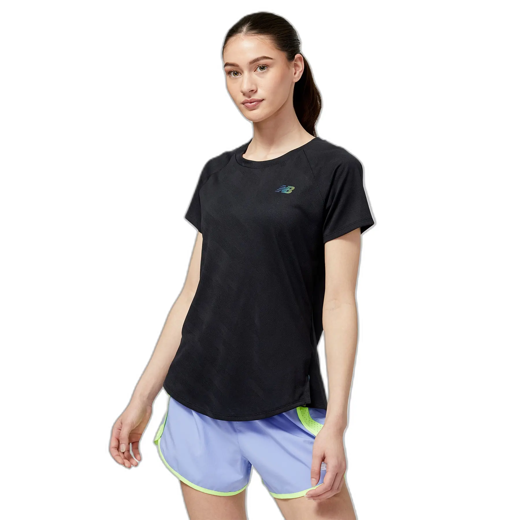 Jacquard-T-Shirt, Damen new balance q speed