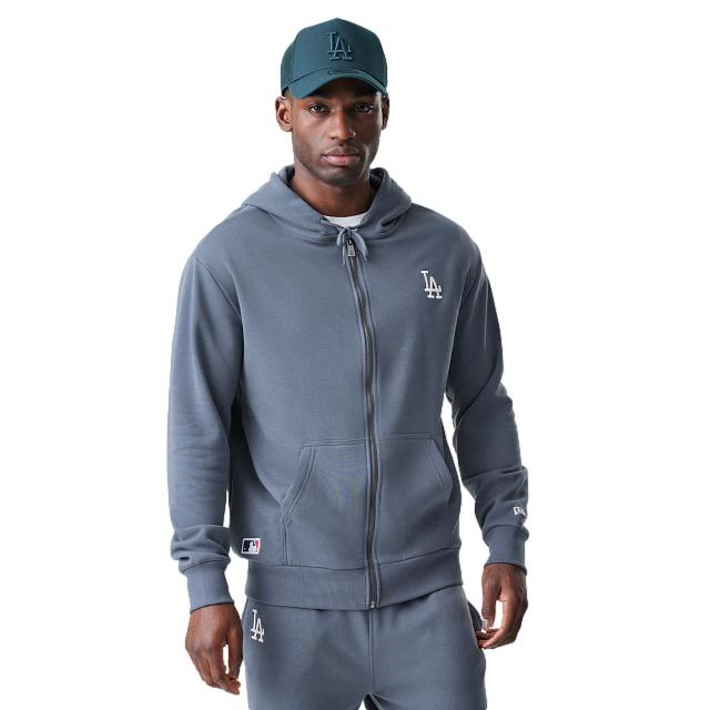 0198977921845 - Dodgers Kapuzen-Sweatshirt mit durchgehendem Reißverschluss MLB Midi LE SPG