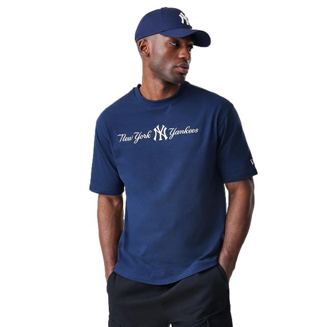 0198977922101 - T-Shirt New York Yankees MLB Script NSN