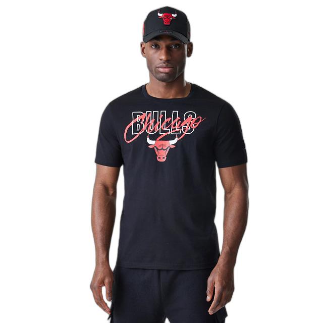 0198977919866 - Oversize T-Shirt Chicago Bulls NBA Script Graphic
