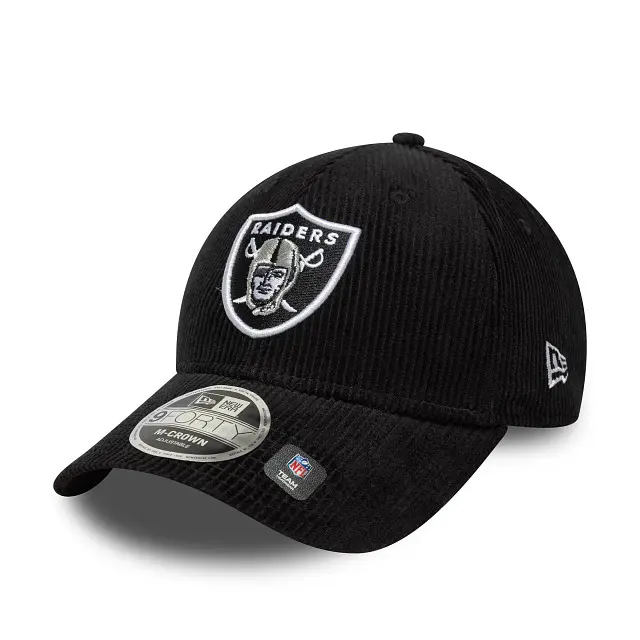 0198977965139 - 9Forty Baseballcap NFL Las Vegas Raiders Cord MC