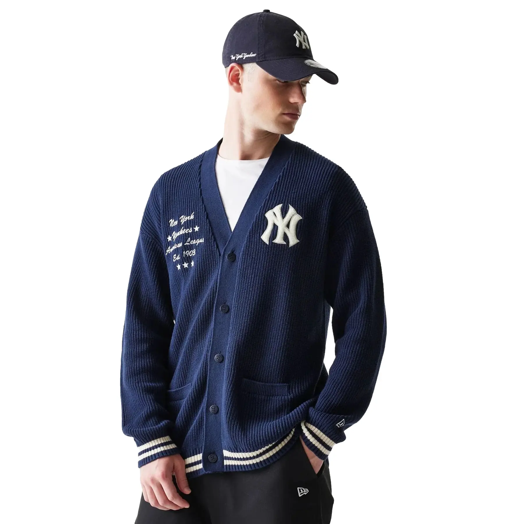 Strickjacke New Era MLB Collegiate Script New York Yankees