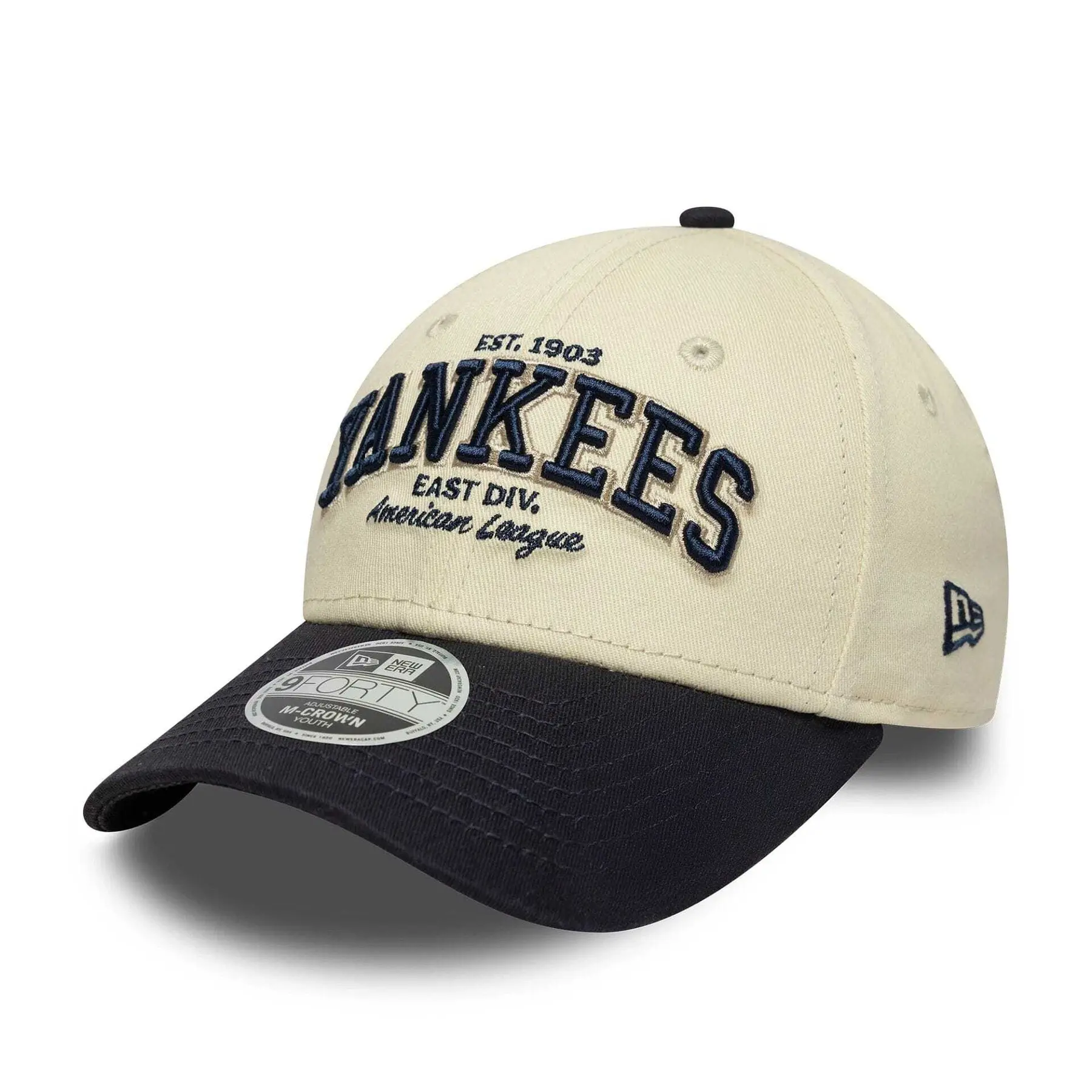 New York Yankees Baseballmütze für Mädchen New Era 9Forty M-Crown Wordmark