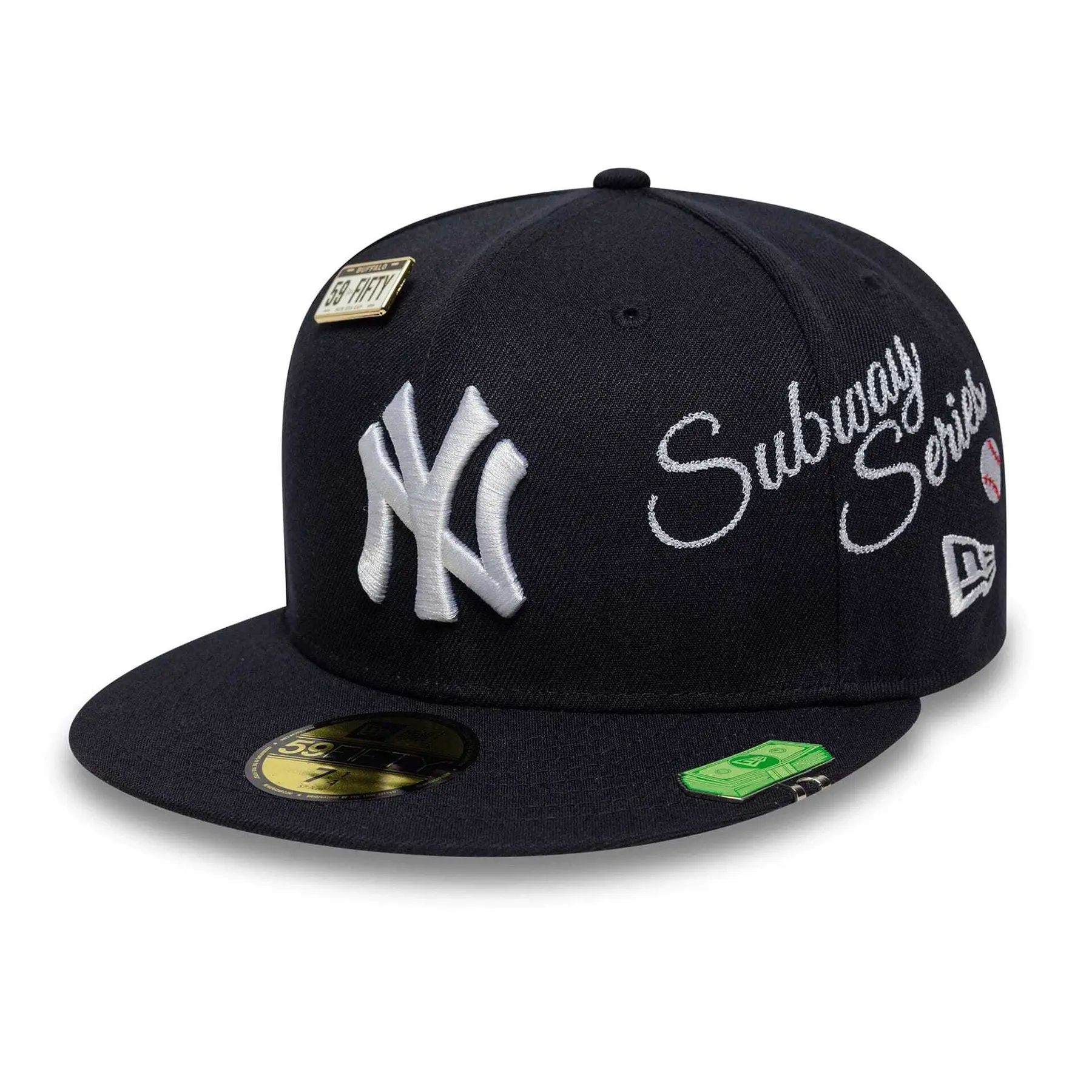 New Era Unisex Bleu New York Yankees 59 Fifty Snapback Cap Mlb Subway