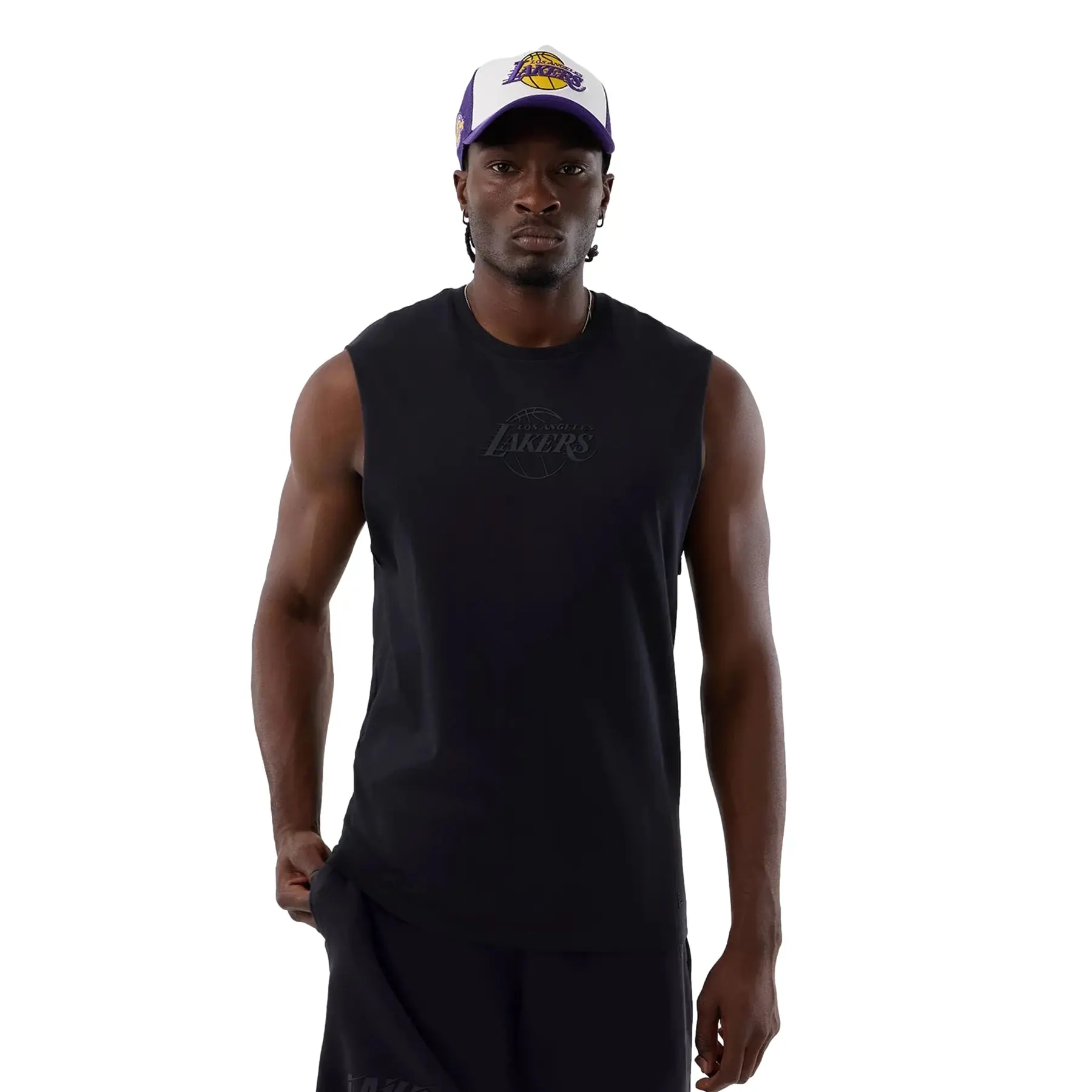 Canotta Los Angeles Lakers New Era NBA Core Plus