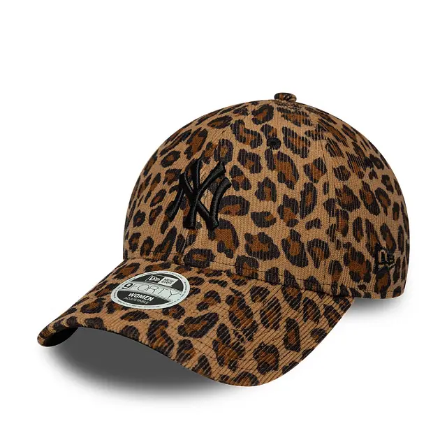 New York Yankees Basecap für Frauen New Era 9Forty Leopard Cord