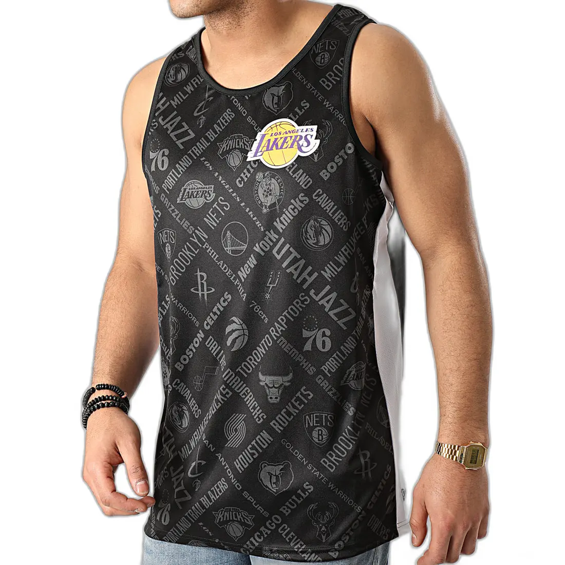 0194089028373 - D bardeur New Era  NBA Aop Los Angeles Lakers