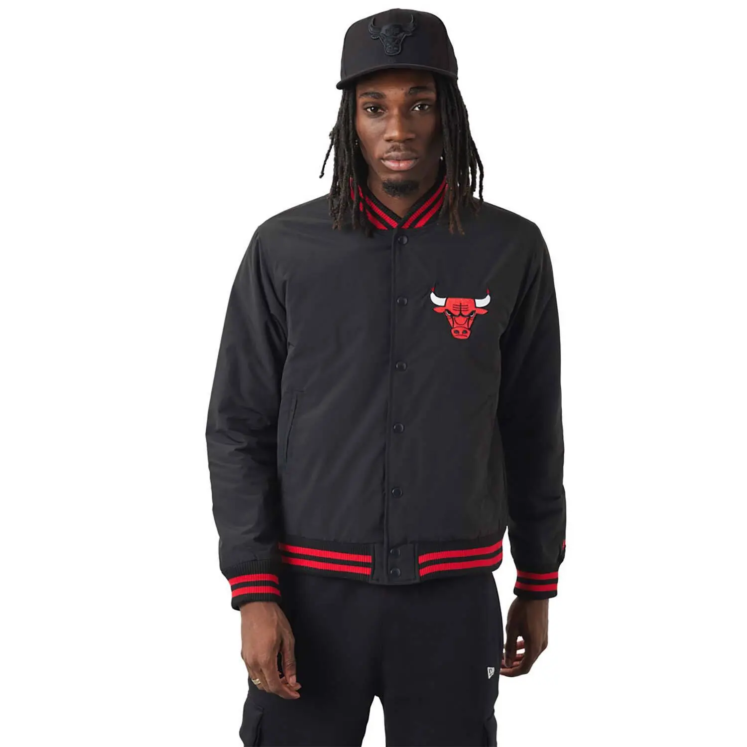 0196499534536 - Bomberjacke mit Logo Chicago Bulls