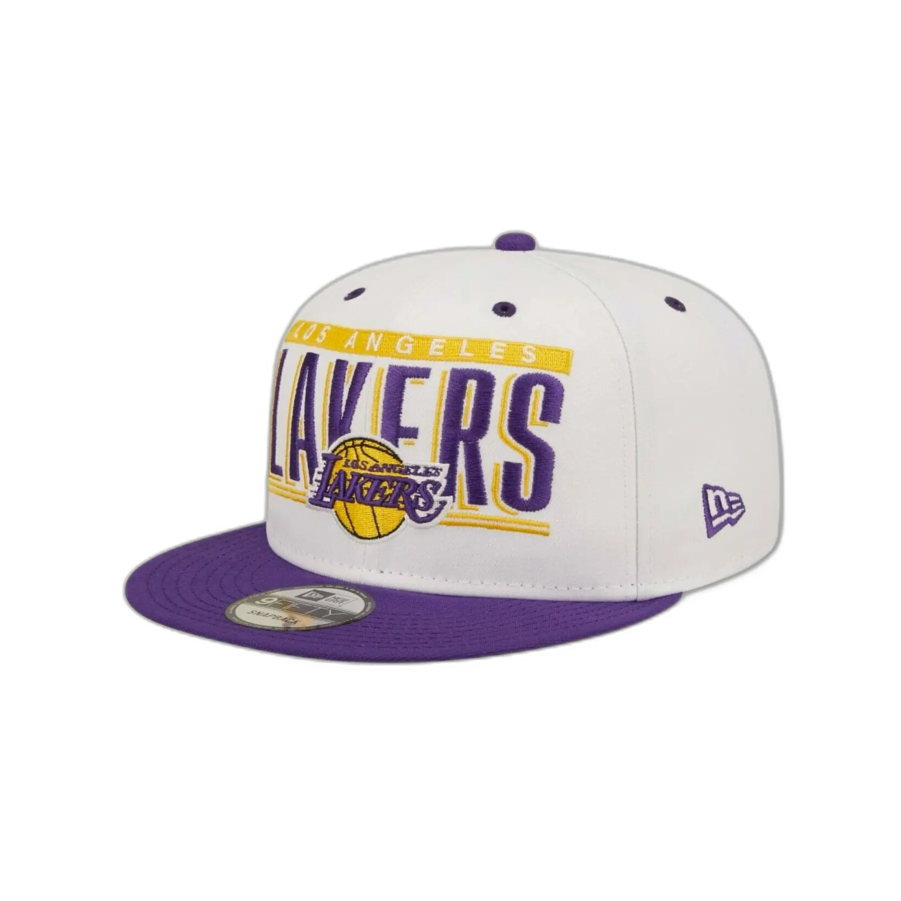 0196500672929 - New Era - 9Fifty LA Lakers - Retro-Kappe in Weiß