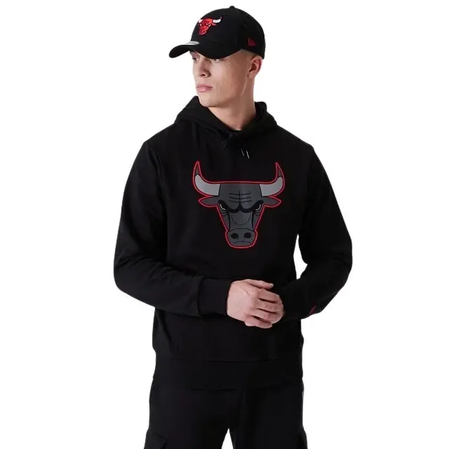 0196501668761 - Sweatshirt mit Kapuze Chicago Bulls Outline Logo