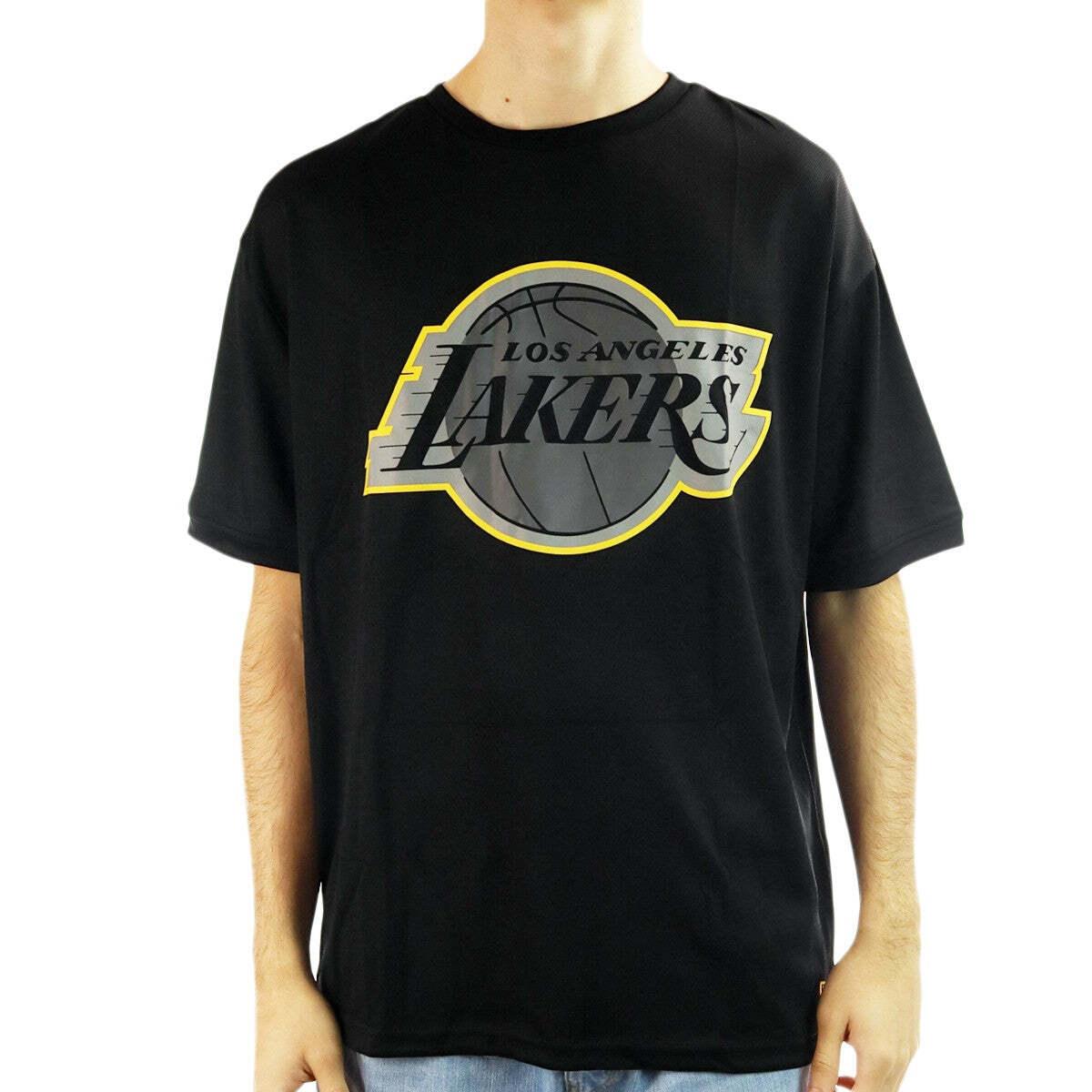 0196501669126 - T-Shirt Los Angeles Lakers OS Outline Mesh