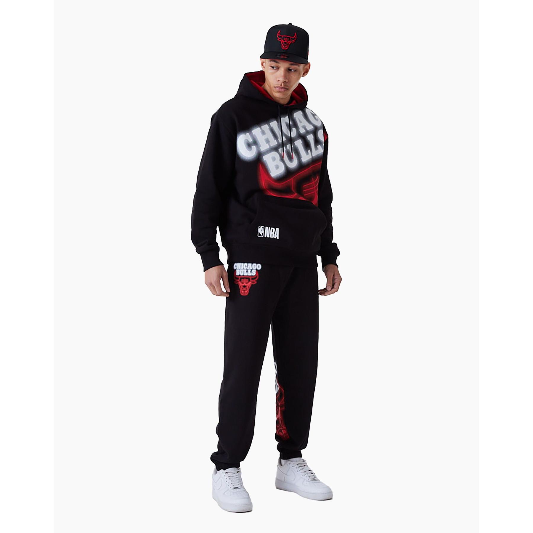 0196501669737 - Chicago Bulls Jogginghose Neon Logo