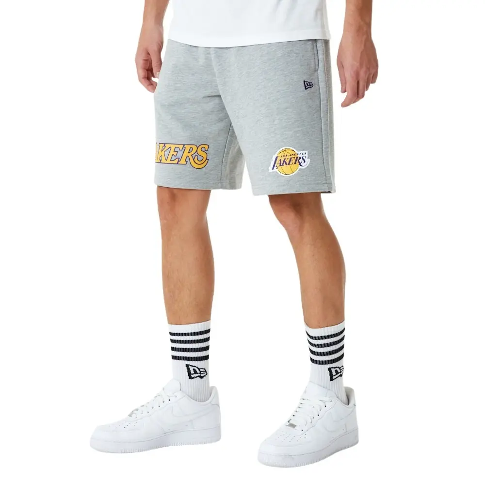 0196996508573 - Shorts Los Angeles Lakers NBA Team Logo