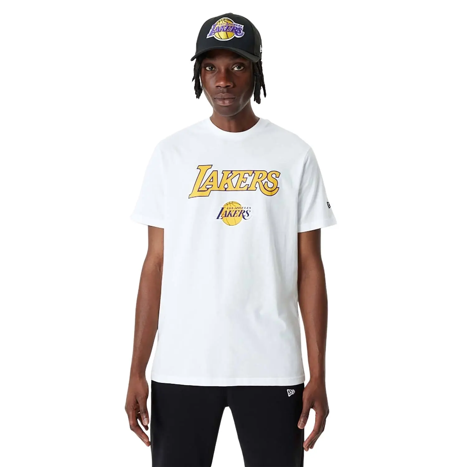 0196996508115 - T-Shirt Los Angeles Lakers Team Logo