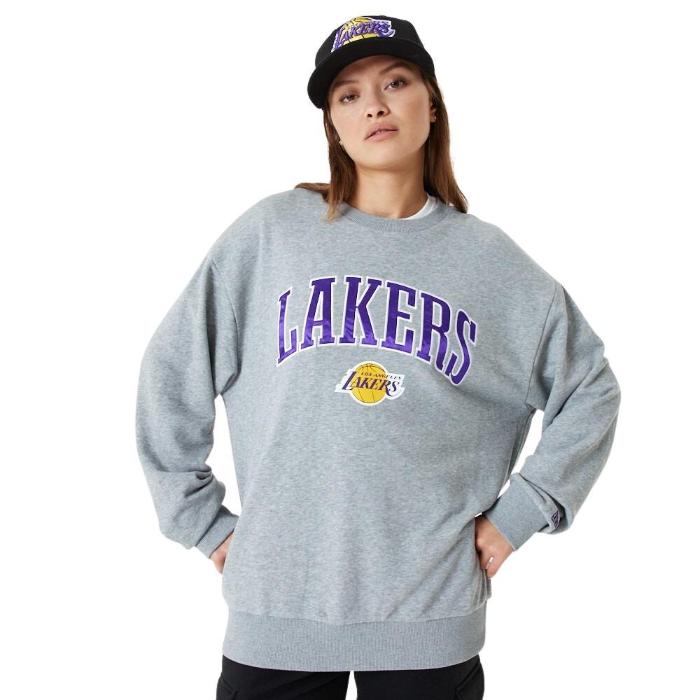 0196996512730 - T-Shirt Los Angeles Lakers NBA Apllique Crew
