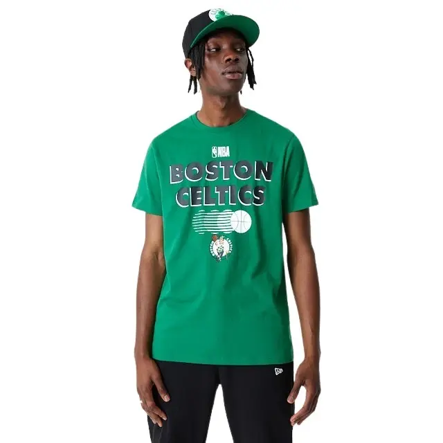 0196996509648 - Boston Celtics Graphic Tee T-Shirt grün