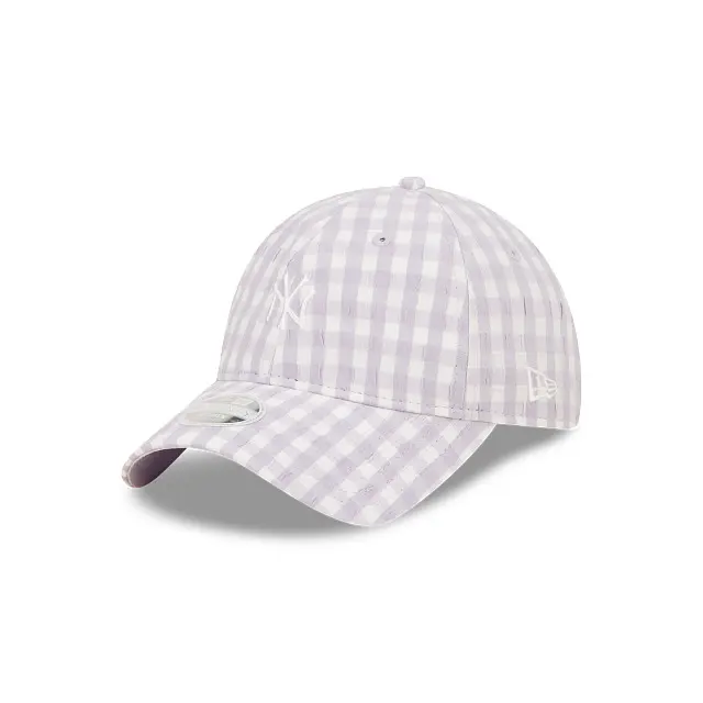 0196996691466 - Verstellbare Gingham-Baseballkappe New York Yankees 9Twenty