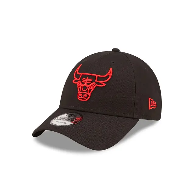 0196996669823 - 9FORTY CHicago Bulls - Neon Outline Cap multicolor