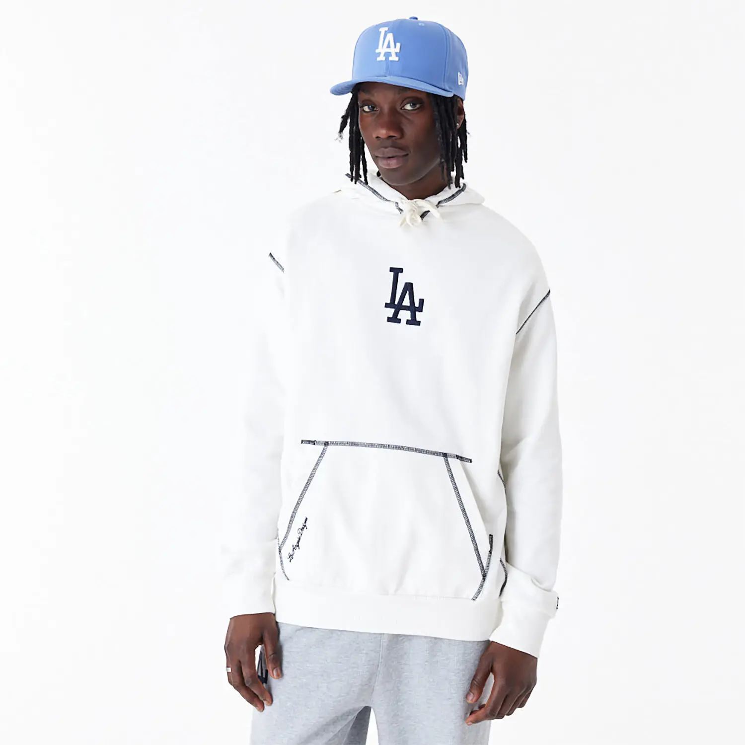 0197373935883 - Hoodie Los Angeles Dodgers MLB World Series