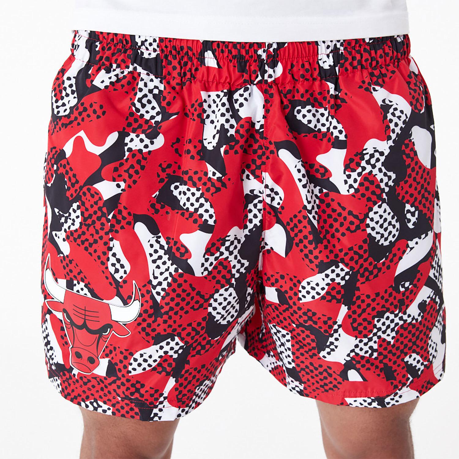 0197373930154 - Shorts Chicago Bulls NBA Team AOP