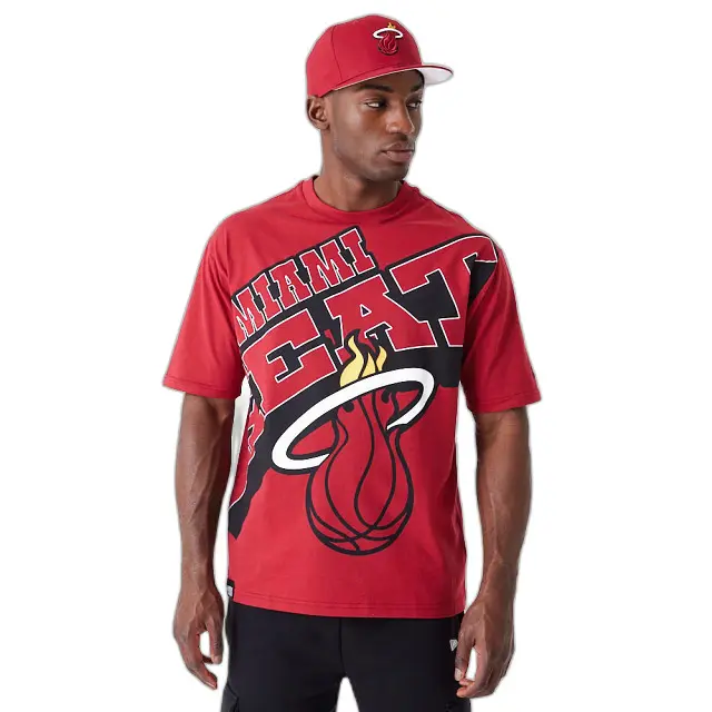 0197882664564 - Oversized T-Shirt Miami Heat T-shirt Oversize Miami Heat NBA Large Wordmark