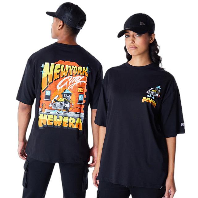 0198058833951 - Oversized T-Shirt New Era Location Graphic New York