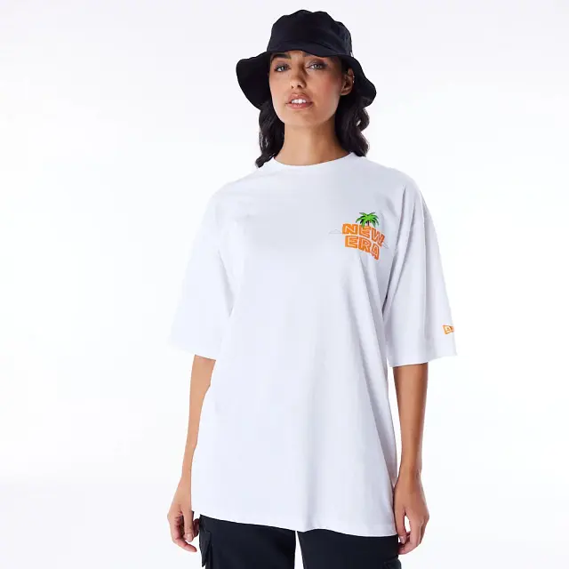 0198058835139 - Oversized T-Shirt New Era Los Angeles City Graphic
