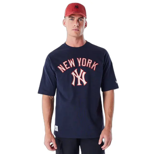 0198058843097 - Oversized T-Shirt New York Yankees MLB Rib Infill