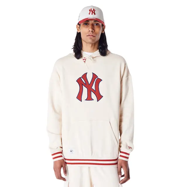 0198058843301 - Oversized Hoodie New York Yankees MLB Rib Infill 0198058843301 - Oversized Hoodie New York Yankees MLB Rib Infill